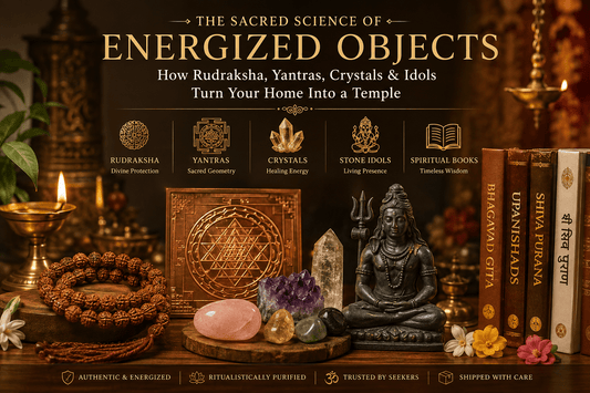 The Sacred Science of Energized Objects: How Rudraksha, Yantras, Crystals & Idols Turn Your Home Into a Temple - Agamadhara